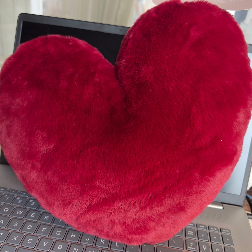 ♥️ Cold-Hearted? Not with this heat and hug Snuggle Buddy heart pillow! NWT